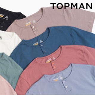 Áo thun henley tay ngắn