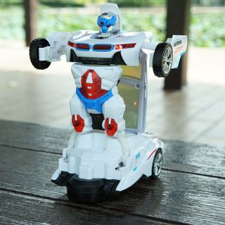 Xe điều khiển Ôtô biến hình Robot Deform