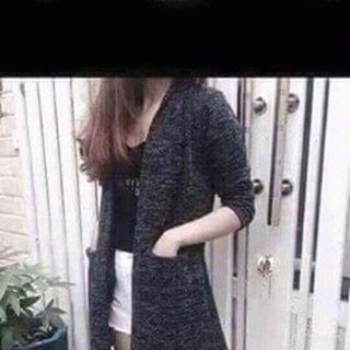 khoác cadigan muối tiêu