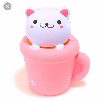 Squishy cốc mèo Lucky