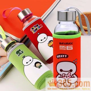 BÌNH THỦY TINH GIỮ NHIỆT BAYMAX DỄ THƯƠNG
