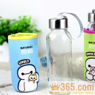 BÌNH THỦY TINH GIỮ NHIỆT BAYMAX DỄ THƯƠNG