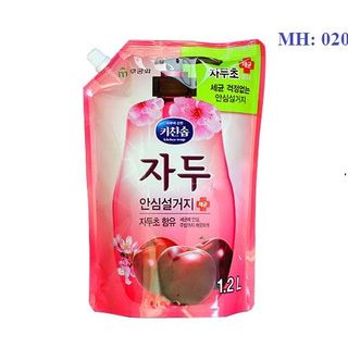 Nước rửa bát mận tím Hàn Quốc MKH túi 1200ml