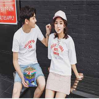 Áo thun couple 100 cotton