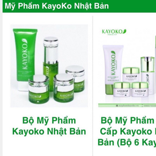 Bộ mỹ phẩm Kayoko