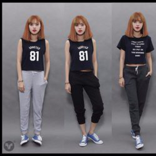 quần jogger len tăm