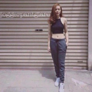 quần jogger len tăm
