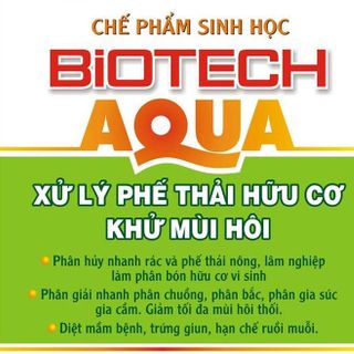 Chế phẩm vi sinh BiOTECH-AQUA xử lý phế thải hữu cơ khử mùi hôi hỗ trợ xử lý nước thải giá sỉ