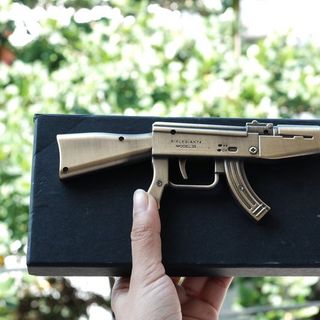 Bật Lửa Súng RIFLES AK74-Lửa KhòHộp Gun Lighter giá sỉ