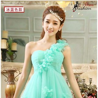 Đầm Xòe Công Chúa Một Vai