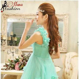 Đầm Xòe Công Chúa Một Vai