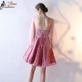 Đầm Xòe Ren Tay Cánh Tiên