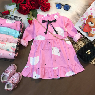 Váy babydoll chất thô mềm