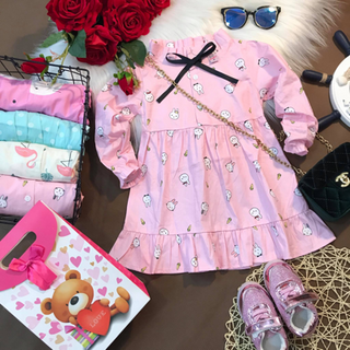Váy babydoll chất thô mềm