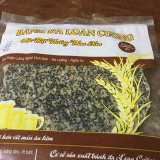 BÁNH ĐA VỪNG ĐEN MÈ ĐEN NƯỚNG THAN HOA