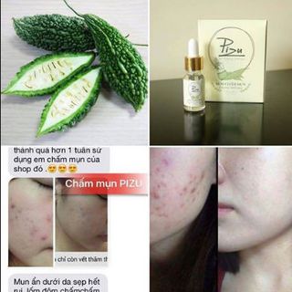 Serum chấm mụn khổ qua Pizu