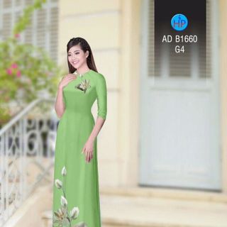 vải áo dài lụa nhật in hình 3d