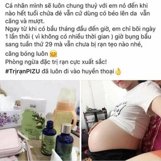 Dầu ngăn ngừa trị rạn da thiên nhiên Pizu