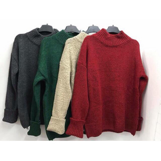 Áo len cổ 3 phân