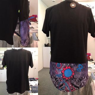 ÁO THUN UNISEX PHỐI DÂY KÉO VÀ DÂY VẢI