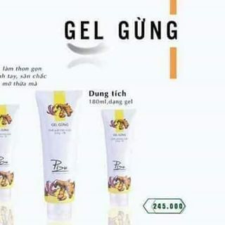 Gel gừng tan mỡ bụng gừng ớt Pizu
