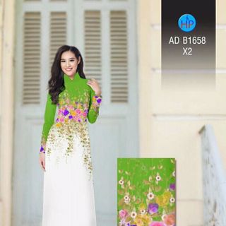 vải áo dài lụa nhật in hình 3d