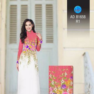 vải áo dài lụa nhật in hình 3d