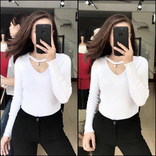 Áo len cổ Chocker QC