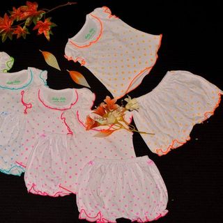 Đồ bộ quần phồng áo phồng trắng rơi