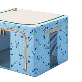 Tủ Vải Khung Sắt 66L Họa Tiết Xinh Xắn