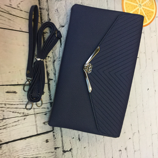 Ví cầm tay Clutch da kim cương sang chảnh