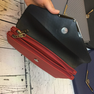 Ví cầm tay Clutch da kim cương sang chảnh