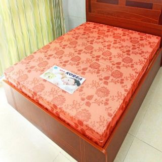 Nệm PE Gấp 3 Hàn Quốc Áo Gấm Valize 140x195x5CM