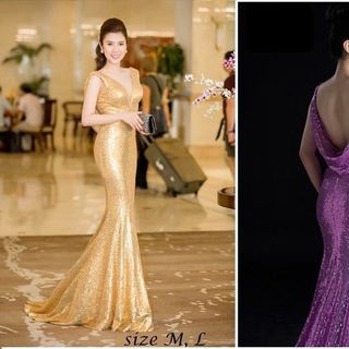 Đầm Maxi Kim Sa Đuôi Cá