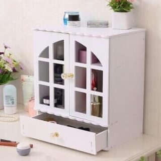 kệ gỗ đựng mỹ phẩm