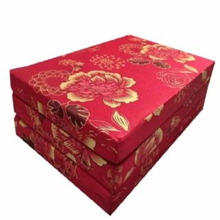 Nệm Bông Gòn Ép Hàn Quốc Áo Gấm Valize Gấp 3 1M4x2Mx9CM