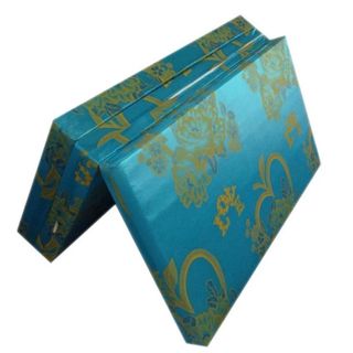 Nệm Bông Gòn Ép Hàn Quốc Gấp 3 Áo Gấm Valize 100X195X5CM