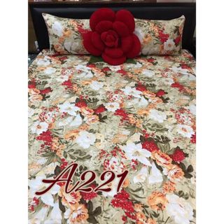 Bộ ga gối Cotton thắng Lợi A221 - không mền 160X200X10cm