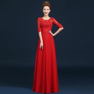 ĐẦM DẠ HỘI XÒE TAY LỠ ĐẮP REN