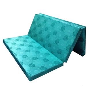 Nệm PE Gấp 3 Hàn Quốc Áo Gấm Valize 120x200x 9CM