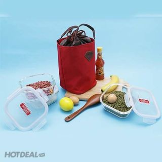 Túi Giữ Nhiệt Văn Phòng Dây Rút 2 Lớp Loại Lớn