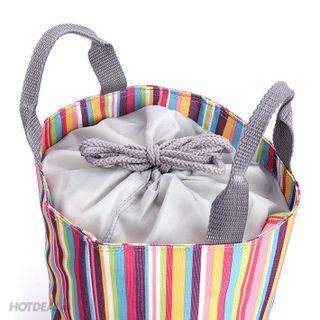 Túi Giữ Nhiệt Văn Phòng Dây Rút 2 Lớp Loại Lớn Mẫu Mới 2 Màu