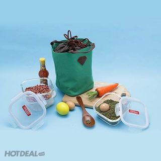 Túi Giữ Nhiệt Văn Phòng Dây Rút 2 Lớp Loại Lớn