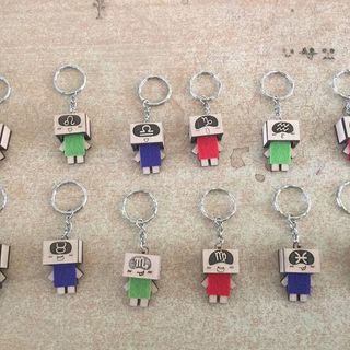 Móc khóa gỗ Danbo