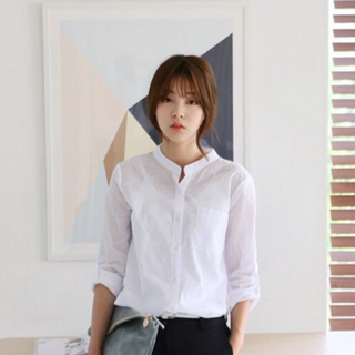 áo sơ mi nữ cổ tàu