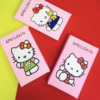 Bộ 2 Son Môi Aprill Skin và gương soi Kitty siêu đáng yêu giá sỉ