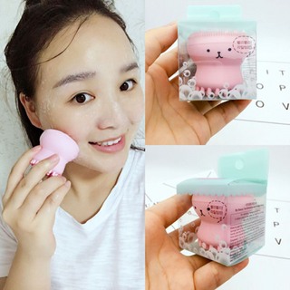 cọ rưa mặt bạch tuộc silicon