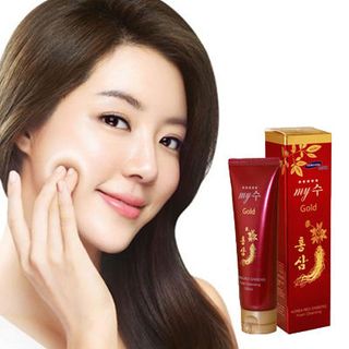Sữa rửa mặt sâm đỏ MY GOLD Korea Red Ginseng Foam Cleansing 130ml