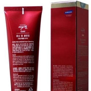 Sữa rửa mặt sâm đỏ MY GOLD Korea Red Ginseng Foam Cleansing 130ml