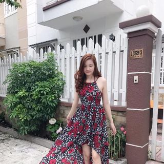 Đầm maxi mulet hai tầng
